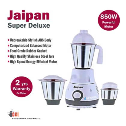 Jaipan Super Deluxe 850W Mixer Grinder Blender